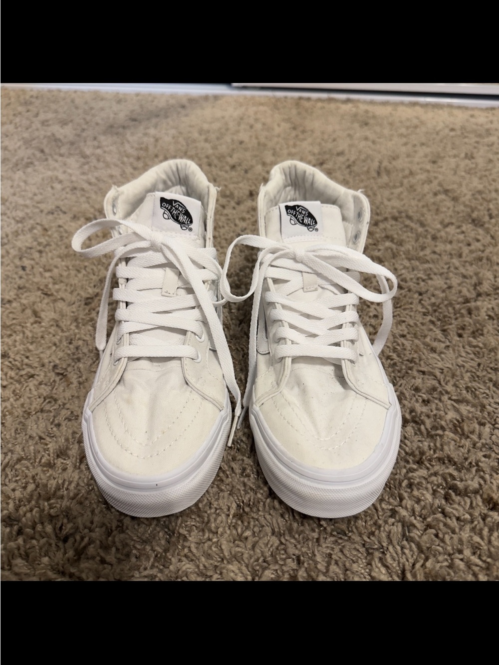 Vans Triple White High-Top Old Skool Sneakers